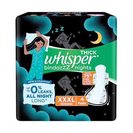 Whisper Thick XXXL 4 Pads